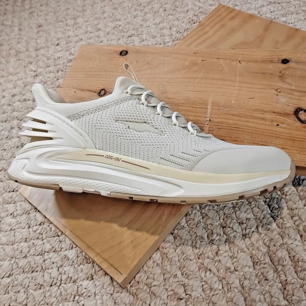 Avia Coil On 2.0 White Low Top Lace-Up Athletic Sneaker Unisex 9.5 W